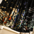 Load image into Gallery viewer, [XIAOER Series]★China style skirt★ 3color floral pattern skirt bottoms elastic waist, easy to match for commuting, dates
