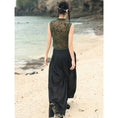 Load image into Gallery viewer, [Big Blue Dragon Series]★China style trousers★Bottoms Gaucho pants Loose Casual Black Black
