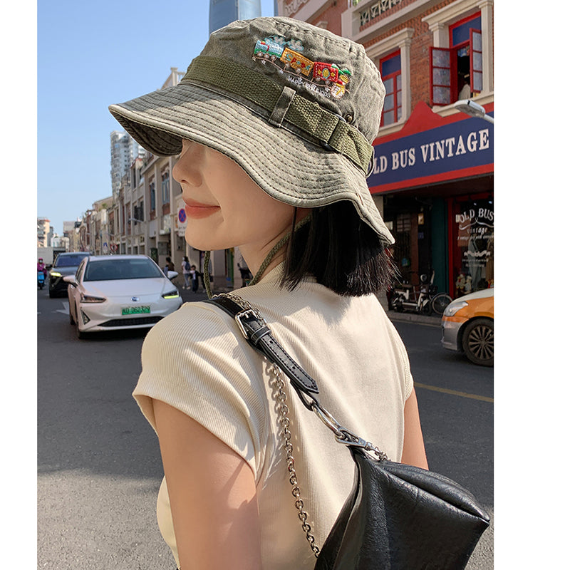 [WXF Series] ★Hats★ 2 colors Accessories Hats Denim Spring/Summer Easy to match Unique Stylish Ladies Cute