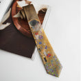 Load image into Gallery viewer, [Daiki Series] ★Tie★ Accessory Decoration Men's Birthday Present Retro Oil Painting Style Brown Print
