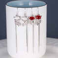 Load image into Gallery viewer, [MLHL Series] ★Earrings★ 2 colors Accessories for women, date, fox, cute, white, red
