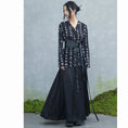 Load image into Gallery viewer, ✿New item! [Da Qinglong Shu series]★China style skirt★Bottoms Hanfu skirt Long length skirt Black Black Chinese clothes
