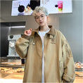 Load image into Gallery viewer, [PPG Series]★Jacket★ 2color outerwear casual unisex men's color scheme khaki brown white
