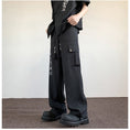 Load image into Gallery viewer, [V37 Series]★China style trousers★ 2color pants bottoms unisex men's large size letter pattern
