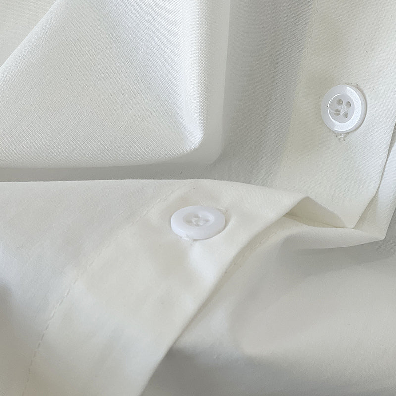 [Tachibana Series]★Shirt★ Tops, Long Sleeve Shirts, Women's, Improves Temperament, White, White Hat, Commuting, Date