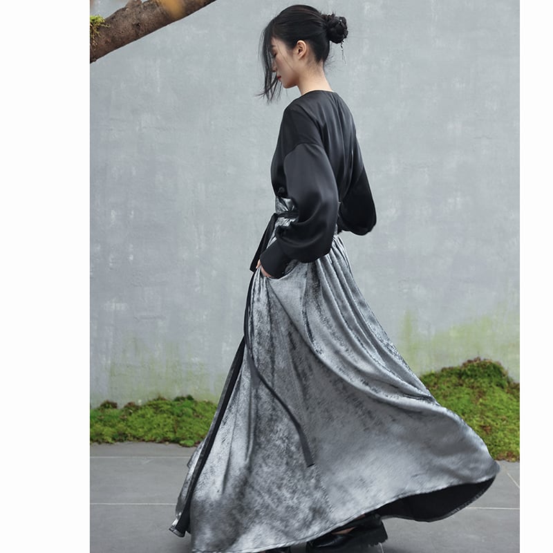 [Da Qinglong Shu Series] ★Chinese style skirt★ Bottoms Hanfu skirt Long skirt Retro Chinese clothes