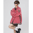 Load image into Gallery viewer, [Fujiiman Series] ★Jacket★ Denim jacket outerwear jeans unisex men's pink switching
