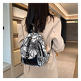 Load image into Gallery viewer, [NANA Series]★Bag★ 3color Rucksack Rucksack Floral Pattern Cute Blue Black Brown
