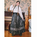 Load image into Gallery viewer, ✿New item! [Ancient monster house---Dragon dyeing series]★China style skirt★Maki skirt Bottoms Hanfu skirt Ink pattern
