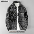 Load image into Gallery viewer, [WEISHIBAN Series]★Jacket★ Denim jacket Jeans 2color Floral pattern jacket Outerwear Unisex Men's Blue Black
