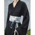 Load image into Gallery viewer, ✿New item! [Da Qinglong Shu Series]★Chinese style dress★ Belted dress Hanfu dress V neck long length Black Black
