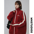 Load image into Gallery viewer, [Fujiiman Series] ★Jacket★ 3color Outerwear Unisex Men's Clothes that can be worn on both sides Black Red Purple
