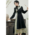 Load image into Gallery viewer, [Hanamori Series]★Chinese style dress★ Improved Chinese dress, fake layered, cute Chinese clothing
