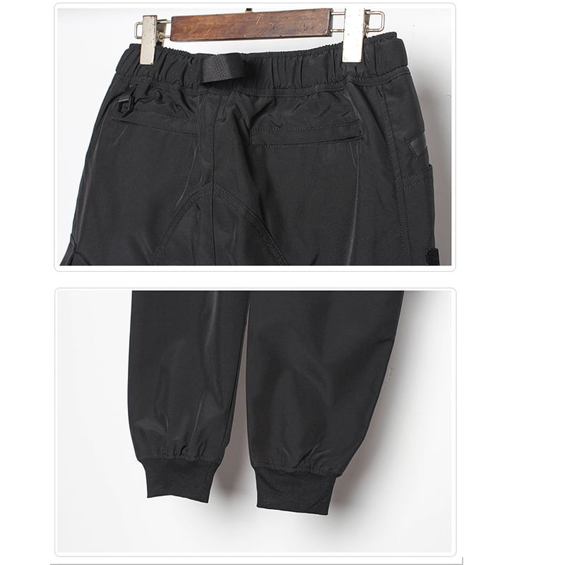 [WL Series]★Casual Pants★ Trousers Bottoms Cool Black Easy to match with design.