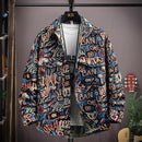 [SISHANG Series]★Jacket★ 2color outerwear unisex men's large size blue red fashionable