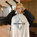 Load image into Gallery viewer, [NANSHI Series] ★Tops★ 2color Sweatshirt Unisex Men's Black White Color Scheme Casual
