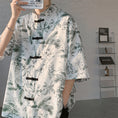 Load image into Gallery viewer, [WUSHE Series] ★Chinese style set up★ 3 colors Shirt + shorts Unisex Men's Large size Cool
