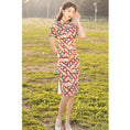 Load image into Gallery viewer, [HLQ Series] ★Chinese Dress★ Chinese-style dress, floral pattern, cute, coming-of-age ceremony, colorful, date, slimming
