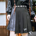 Load image into Gallery viewer, ✿New item! [Kokaisha --- Dragon dyed series] ★China style skirt★ Bottoms Mini skirt Pleated skirt Irregular
