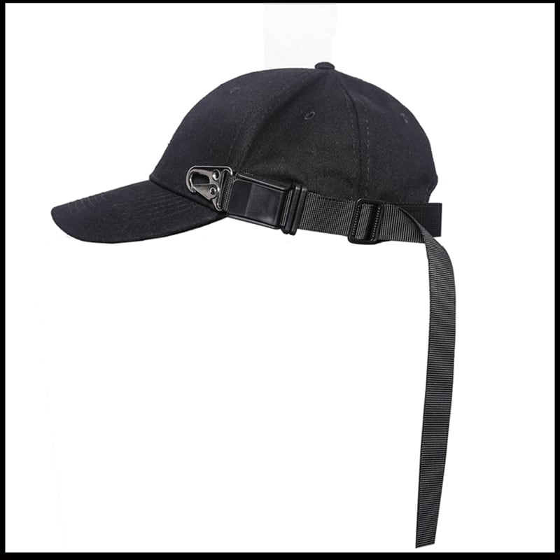 [WL Series] ★Hat★ Unisex Women's Men's Easy to match Harajuku style Black Black Cool