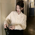 Load image into Gallery viewer, [KEKELI Series]★China style shirt★ 2color tops long sleeve shirt cute easy to match ladies
