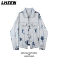 Load image into Gallery viewer, [LHSEN Series]★Outerwear★ Denim Jacket Jacket Jeans Tie-dye Women's Casual
