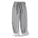 ✿New item! [BIGEMAN Series]★Casual Pants★ 2color Pants Bottoms Unisex Men's Large Size Black Gray Alphabet