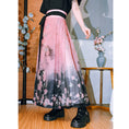 Load image into Gallery viewer, [Kokaisha---Butterfly Gin Series] ★Chinese-style skirt★ 2 colors Bottoms Wrap skirt Black Pink
