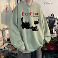 Load image into Gallery viewer, [XIHA Series] ★Tops★ 8color Sweatshirt Unisex Men's Large Size Cat Cat Blue White Black Gray Red Green
