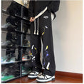 Load image into Gallery viewer, ✿New item! [BIGEMAN Series] ★Pants★ 2color Casual Pants Bottoms Unisex Men's Large Size Graffiti Stylish
