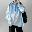 [TIANYI Series]★Shirt★ 4color long sleeve shirt unisex men's gradation black blue green pink