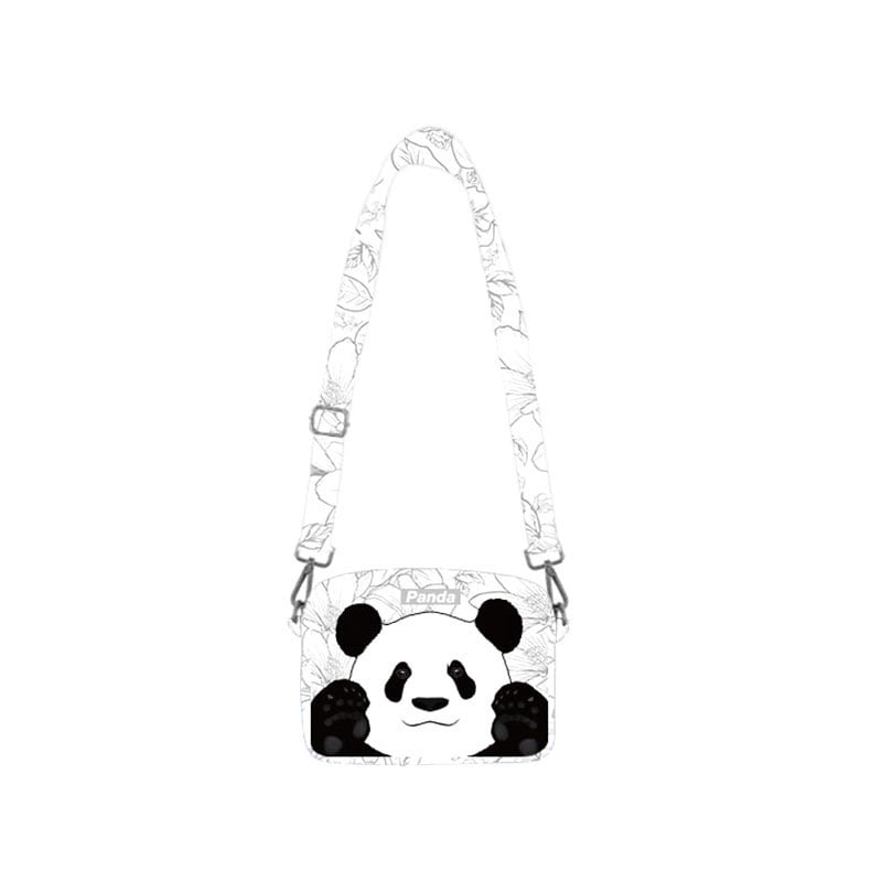 [PDMM Series]★China style bag★ Shoulder panda cute ladies retro commuting date black white