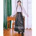 Load image into Gallery viewer, ✿New item! [Ancient monster house---Dragon dyeing series]★China style skirt★Maki skirt Bottoms Hanfu skirt Ink pattern
