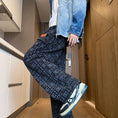 Load image into Gallery viewer, [BIGEMAN Series] ★Denim pants★ 2 colors Bottoms Unisex Men's Casual Simple Easy to match
