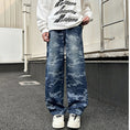 Load image into Gallery viewer, [BIGEMAN Series] ★Denim pants★ 2 colors Bottoms Unisex Men's Casual Simple Easy to match
