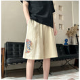 Load image into Gallery viewer, [BIGEMAN Series] ★Shorts★ Chinese style pants 2 colors Bottoms Short pants Embroidery Cotton linen Unisex Men's
