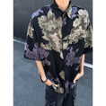 Load image into Gallery viewer, [NANSHI Series] ★Shirt★ Tops, short sleeves, unisex, men's, color scheme, summer clothes, floral pattern, aloha shirt, cool
