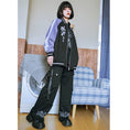 Load image into Gallery viewer, ✿New item! [Kokaisha --- Cloudflip Series] ★China style trousers★ Bottoms Casual pants Switching Black Black
