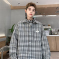 Load image into Gallery viewer, ✿New item! [BIGEMAN Series]★Shirt★ 2color tops, unisex, men's, large size, plaid pattern, easy to match
