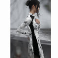 Load image into Gallery viewer, ✿New item! [Da Qinglong Shu Series] ★China style dress★ Cheongsam dress velvet butterfly long length color scheme slimming
