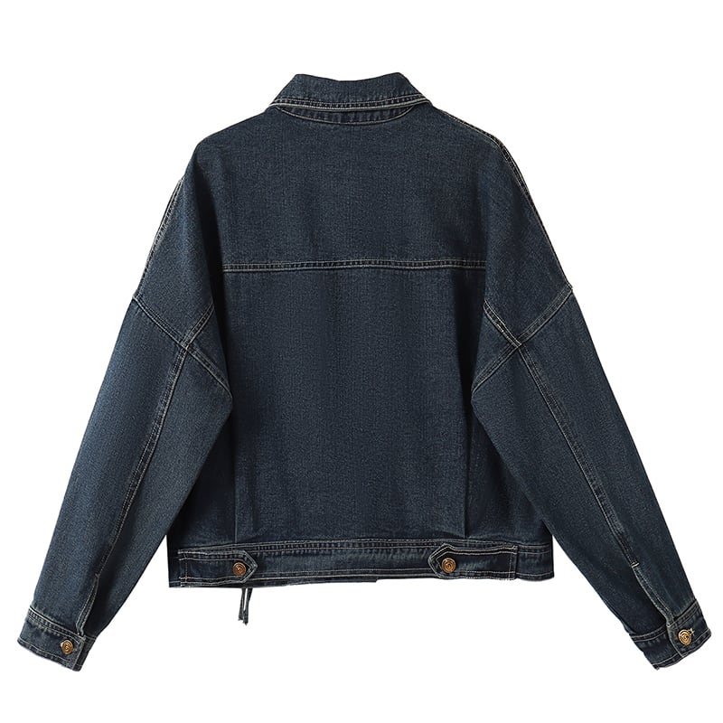 [YOYO CLUB Series] ★Denim jacket★ Outer jacket denim jeans Easy to match with design Stylish