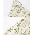 Load image into Gallery viewer, [BEAT BOY Series]★Outerwear★ Parka with zipper, floral pattern, green jacket with hood, unisex, men and women
