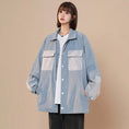 Load image into Gallery viewer, [Fujiiman Series] ★Jacket★ 3color outerwear unisex men's color scheme green blue black
