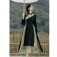 Load image into Gallery viewer, [Hanamori Series]★Chinese style dress★ Improved Chinese dress, fake layered, cute Chinese clothing
