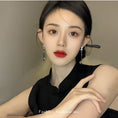 Load image into Gallery viewer, [Picalela Series]★China Style Earring★ Earrings Accessories Women's Long Length Improves Temperament Black
