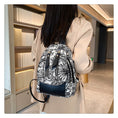 Load image into Gallery viewer, [NANA Series]★Bag★ 3color Rucksack Rucksack Floral Pattern Cute Blue Black Brown
