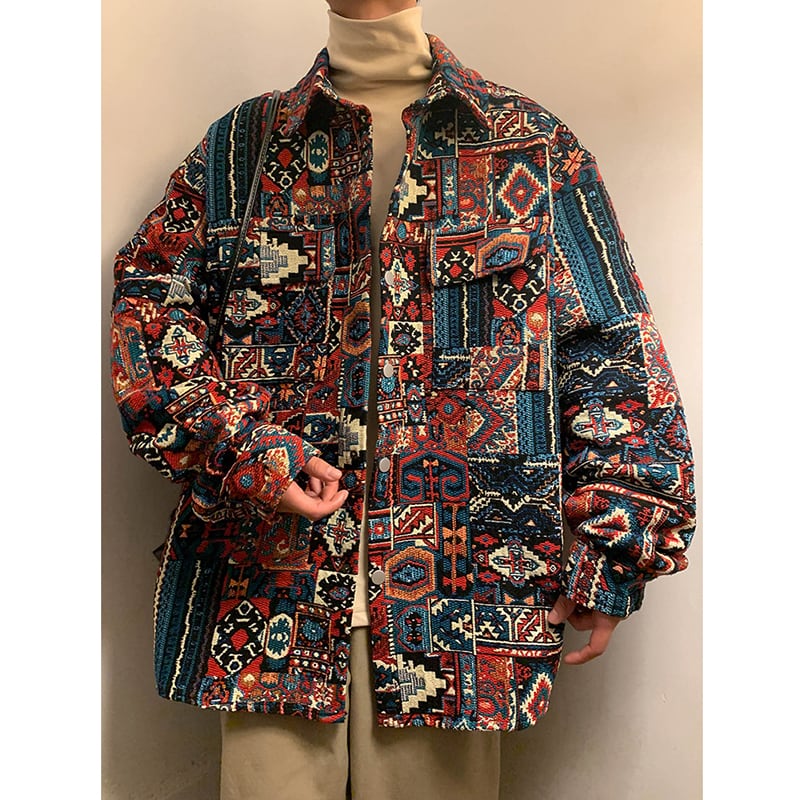 [HUINIU Series]★Jacket★ Outerwear Unisex Men's Large Size Ethnic Style Casual