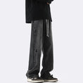 Load image into Gallery viewer, [XGY Series]★Trousers★ 2color Denim Pants Bottoms Unisex Men's Easy to Match Blue Black
