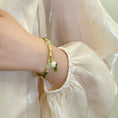 Load image into Gallery viewer, [GULIYA Series]★China Style Bracelet★ Bracelet Accessory Women's Bamboo Fringe Flower Improves Temperament Green
