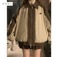 Load image into Gallery viewer, [SENSU Series]★Jacket★ 3color outerwear unisex men's switching corduroy PU casual
